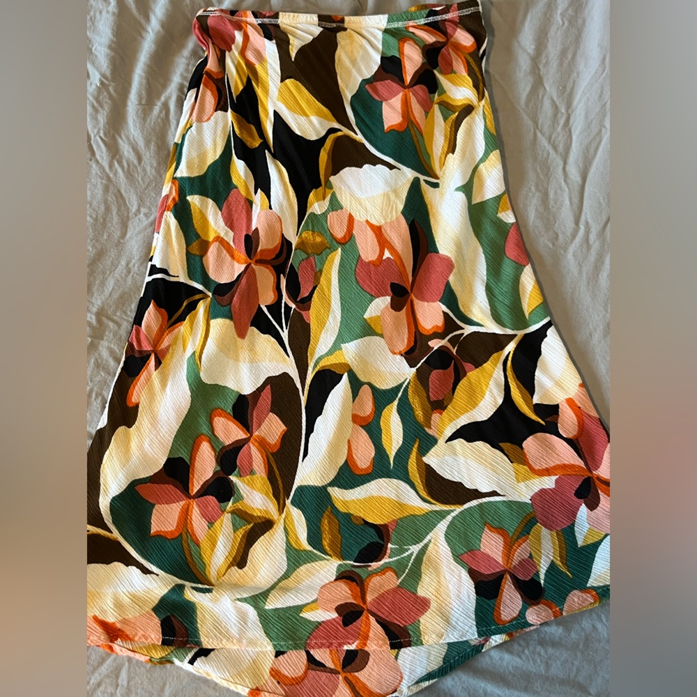 O’Neill multicolor flower midi skirt